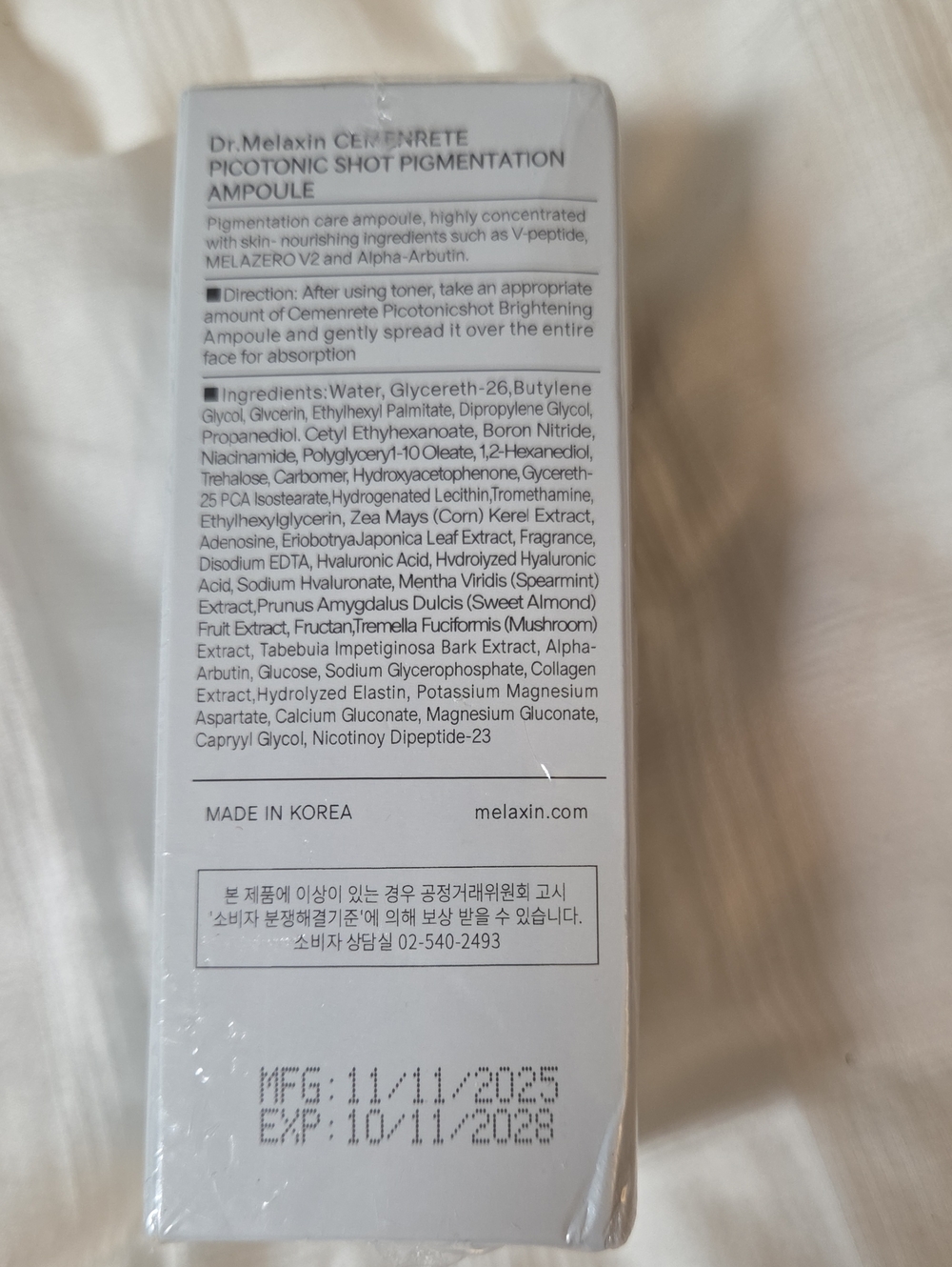 Dr. Melaxin Picotonic Shot Pigmentation Corrector Calcium Ampoule - White - Picture 2 of 4